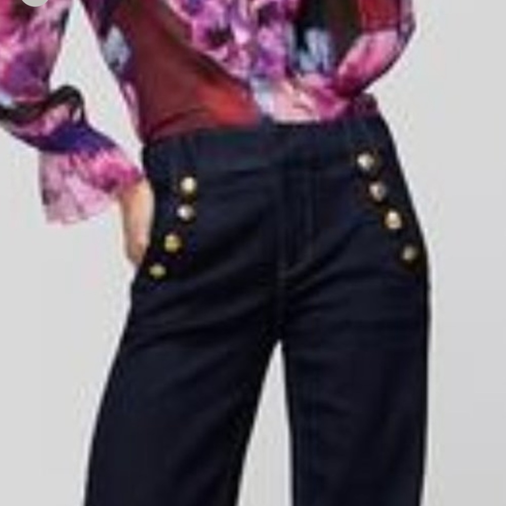 SO CUTE White House Black Market Mariner Jeans SZ 0 NWT